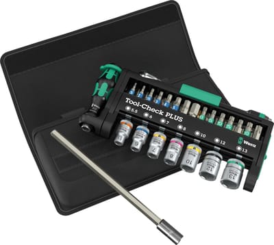 Wera Tool-Check PLUS Bit-& Doppenset met Ratel 40-delig tasje + bithouder OP=OP