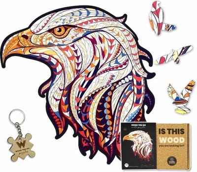 Houten puzzel Arend | Predatory Eagle | 38x28cm | 200 stuks