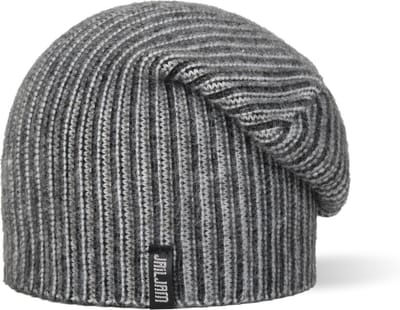 Jail Jam - Bustle Beanie Oversized - Beanie Heren - One Size - Zwart/Grijs