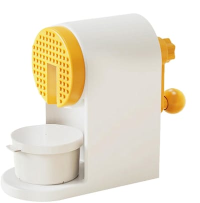 Handmatige IJscrusher - Sneeuwconemachine IJsblokjesmaker - Dessertbereiding - Stroomloos Apparaat - 22 x 12 x 22 cm - Wit