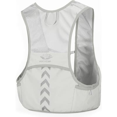 Gilet d'hydratation pour course à pied, sac à dos d'hydratation portable pour l'extérieur, sac de cyclisme résistant aux éclaboussures de 2 L no Water Bladder grise