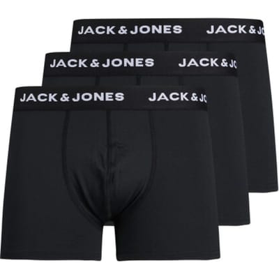 Jack & Jones Boxershorts heren microfiber trunks jacbase 3-pack