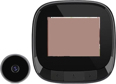 Digitale Deurbel - Kijkgaatje Viewer - Huis Veiligheid - 2.4 Inch LCD - 90 Graden Hoek - Zwart