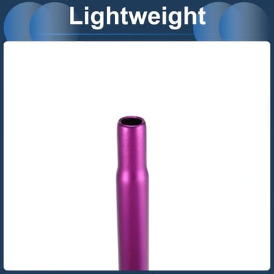 Fiets Zadelpen - Zadelbuis - Comfortabel Fietsen - Lichtgewicht Aluminium - 27.2x400mm - Paars