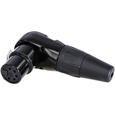 Rean AV RC5FR-B XLR-connector Koppeling, haaks Aantal polen: 5 1 stuk(s)