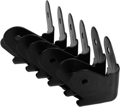 Verhuisdozen Hoeken - Verpakking Beschermers - Transport Bescherming - Metaal Constructie - 4.5 cm - Zwart