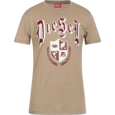 Diesel Middeleeuws Design Dune Beige T-shirt