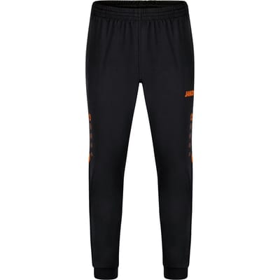 Jako Challenge Polyesterbroek Dames - Zwart / Fluo Oranje | Maat: 34