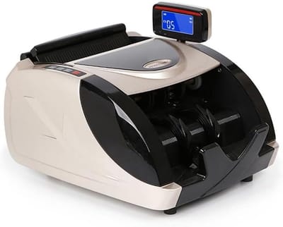 Geldteller Detector - Bankbiljet Teller - Geld Verwerken - Meerdere Detecties - 900 Stuks/Min - Zwart