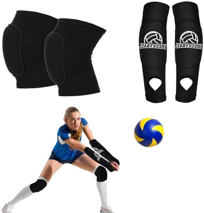 Set van 2 UV-beschermende armpads, elleboogbeschermers voor sporters, ideaal voor hardlopen, tennis en volleybal, zwart, maat L