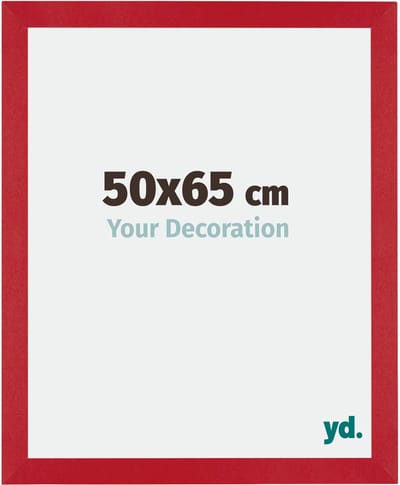 Your Decoration - Fotolijst 50x65 cm - MDF - Rood - Mura