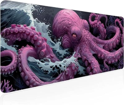 Grote Muismat - Bureaumat Deskpad - Gamen Kantoor - Waterdicht Antislip - 120x60 cm - Paars
