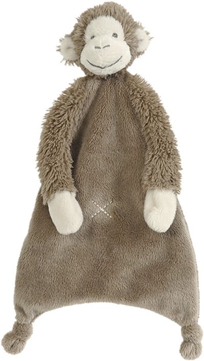 Happy Horse Aap Mickey Knuffeldoekje - Bruin - Baby cadeau