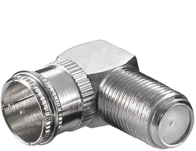 F-quick (m) - F (v) haakse adapter