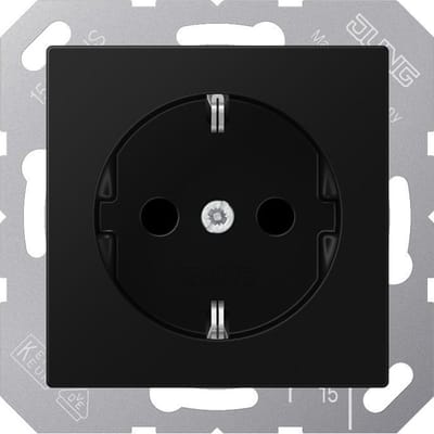 Jung A Range Wandstopcontact (WCD-schakelmateriaal) - A1520BFKISWM - E2VWX