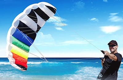 Vlieger in Regenboogkleuren 1,4 m - Veilig en Gemakkelijk voor Kinderen