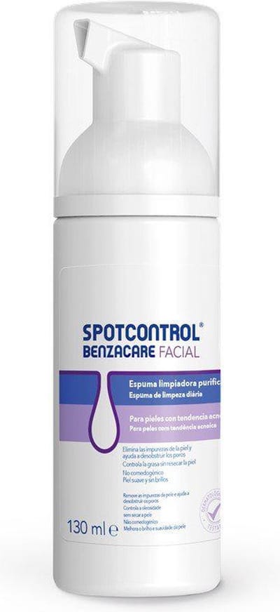 Reinigingsschuim Benzacare Spotcontrol Facial Zuiverend 130 ml