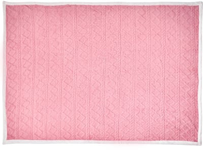 HONEYCOMB - Bedsprei - Roze - 150 x 200 cm - Polyester