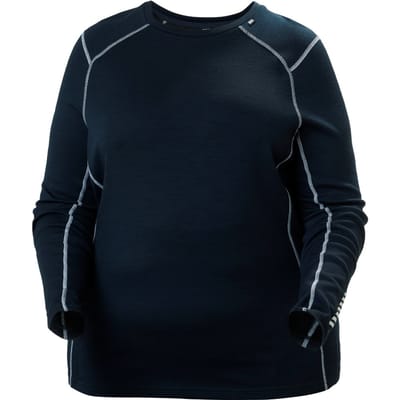 Dames sweatshirt Helly Hansen Lifa Merino Midwt Crew Plus