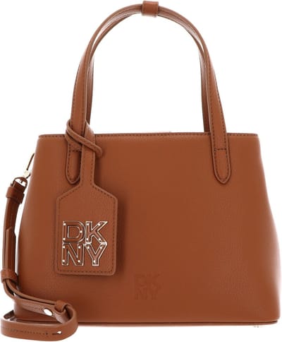 DKNY Leren Handtas Schoudertas Milan TBD Hand Bag Cognac Terracotta