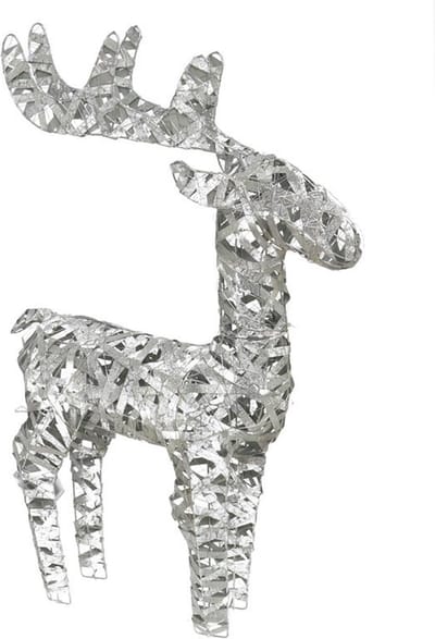 Metalen Rendier met 50 LEDs - Kerstverlichting - 66cm hoog