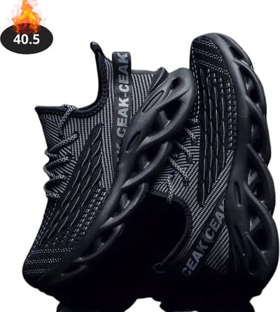 Livano Schoenen Heren - Sneakers - Comfortabel - Casual - Volwassen - Zwart Gemengd - Maat 40.5