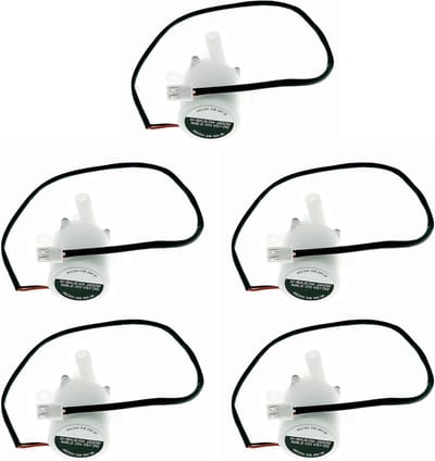 Ijsblokjesmachine Pomp - Waterpomp Onderdeel - IJsproductie Verbeteren - Zelfaanzuigende Functie - 5 Stuks - Wit