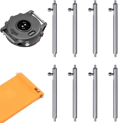 Dailygoods - 8 Stuks Quick Release Spring Bars - 24mm Horlogeband Pins Vervanging