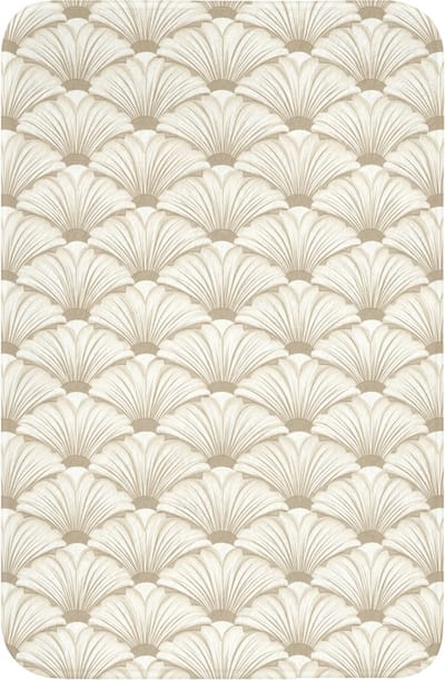 WC mat 40x60 cm - Antislip - Klassiek - Art - Beige - Toiletmat - Vloermat - Douchemat - Toilet tapijt - Toiletmatten