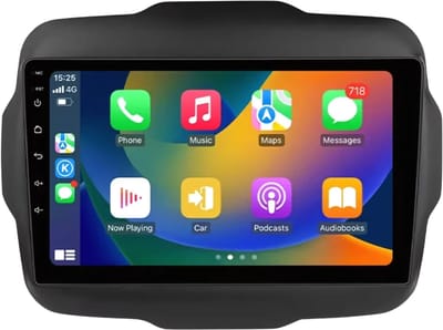 Autoradio met bluetooth - Carplay - Voor Jeep Renegade (2016-2020) - Geschikt voor Apple en Android - Stereo - Navigatie - Navigatiesysteem auto - 2GB 32GB