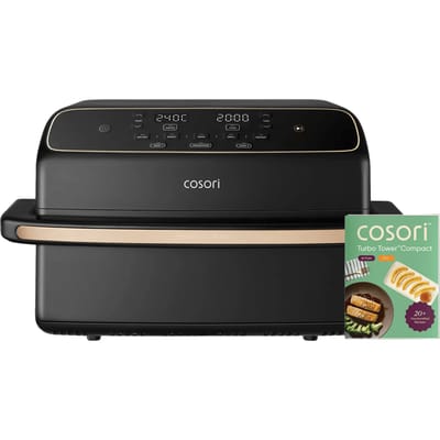 Cosori Twinfry Compact - Keramische anti-aanbaklaag - Heteluchtfriteuse 8.6 liter - Boven- en Onderwarmte
