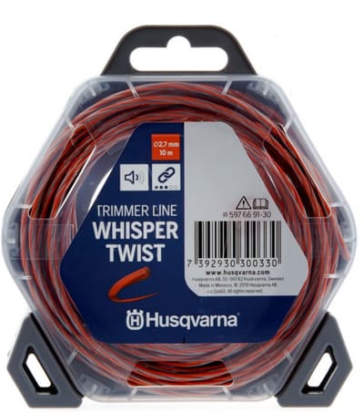 Husqvarna Whisper Twist - Cichobieżna Trimmer - 2,7 mm - 10 m - Stille Prestatie