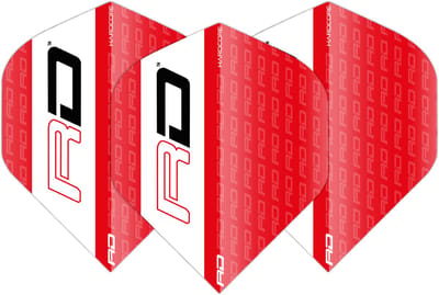Red Dragon Hardcore XT Red White RD - Dart Flights