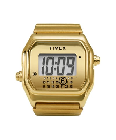 Timex Timex Lab Ring MM6 Maison Margiela TW2Y50100 Horloge - Staal - Goudkleurig - Ø 20 mm