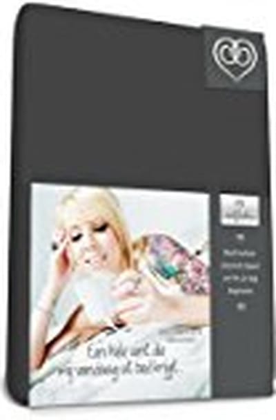 Bed-fashion jersey hoeslaken Antraciet - 80 x 200 cm - Antraciet