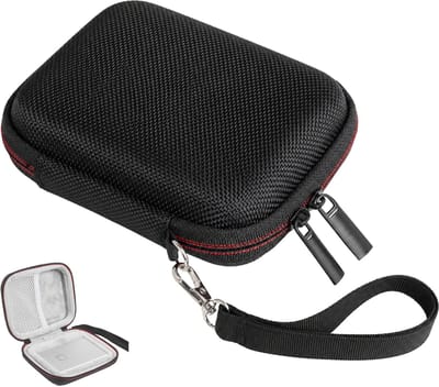 Somstyle Beschermhoes Geschikt Voor Samsung Portable T7 Touch Draagbare SSD - Hoes voor Externe Harde Schijf - Hardcase - Schokbestendig - Zwart