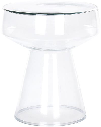 LAGUNA - Bijzettafel - Transparant - Glas