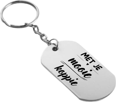 Akyol - met je mooie koppie sleutelhanger - Liefde - relatie - cadeau - 54 x 29mm