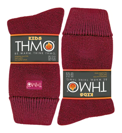 THMO - Thermisch gevoerde kindersokken voor de winter - Fuchsia