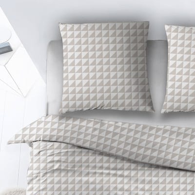 Sleepnight Dekbedovertrek Flanel Irina Beige - 240 x 200/220 cm + 2 kussenslopen - [Beige]