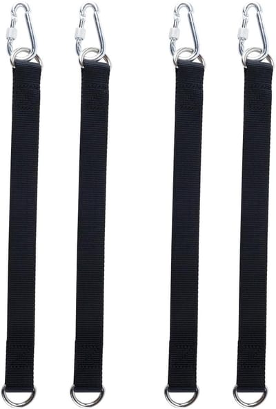 4-delige Boomschommel Hangset met Verstelbare Hammockbanden, 30cm x 25mm, Stevige Schommelbevestiging voor Kinderen en Volwassenen