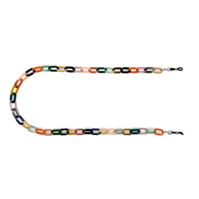 1pc Cordon Chaîne pour Lunettes Anti-Chute Chaîne pour Lunettes en Acrylique Tendance et Simple Chaîne pour Masque Couleur Mixte Adaptée pour le Port Quotidien