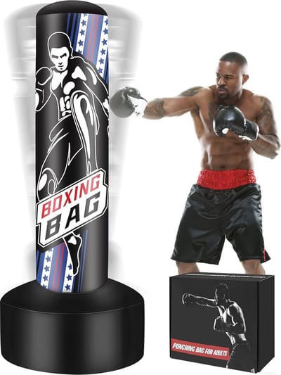 Vrijstaande Bokszak 175 cm - Perfect voor Thuis Boksen, MMA & Muay Thai Training
