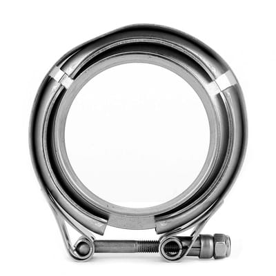 Dailygoods- Uitlaatklem V-Band - Roestvrij Staal - 2.75 Inch - Universeel - Turbo Uitlaatsysteem - Duurzaam en Corrosiebestendig - Uitlaatbeugel