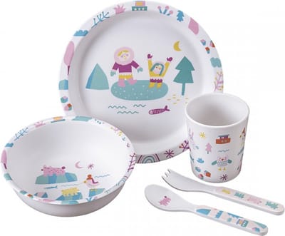 Kinder Dinnerset 5 dlg Winter De ijsschots