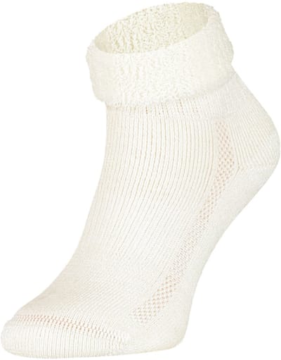 Eureka zachte merino wollen sokken S9 - unisex - ecru - maat 35-38