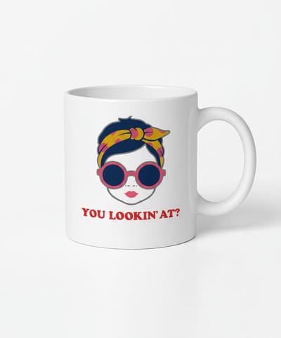 You Lookin' At Mok - Unieke Koffiemok met Attitude