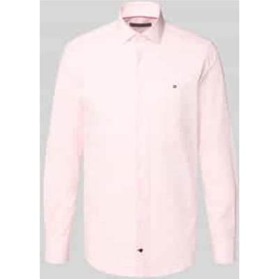 tailored fit zakelijk overhemd met kentkraag