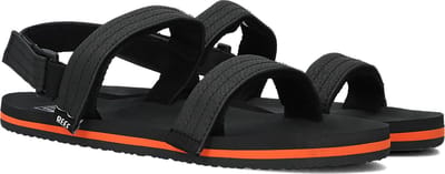 Reef Lil Ahi Convertible Jongens Sandalen - Zwart/Oranje - Maat 28