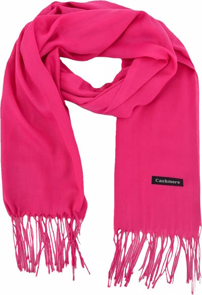 Pashmina Sjaal - Roze | Polyester | 180 x 70 cm | Fashion Favorite
